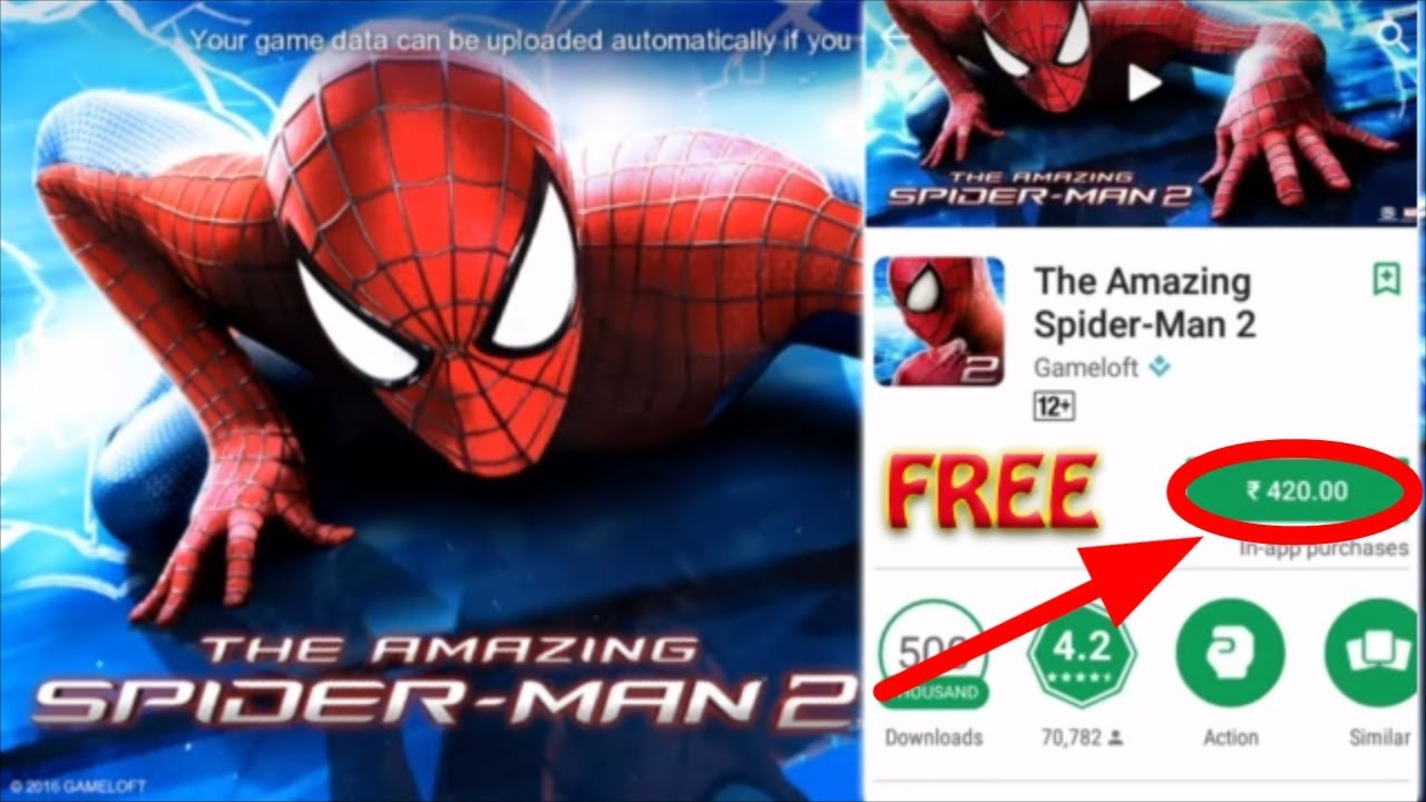 the amazing spider man 2 game android download
